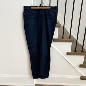 Dark Blue Denim Jeans